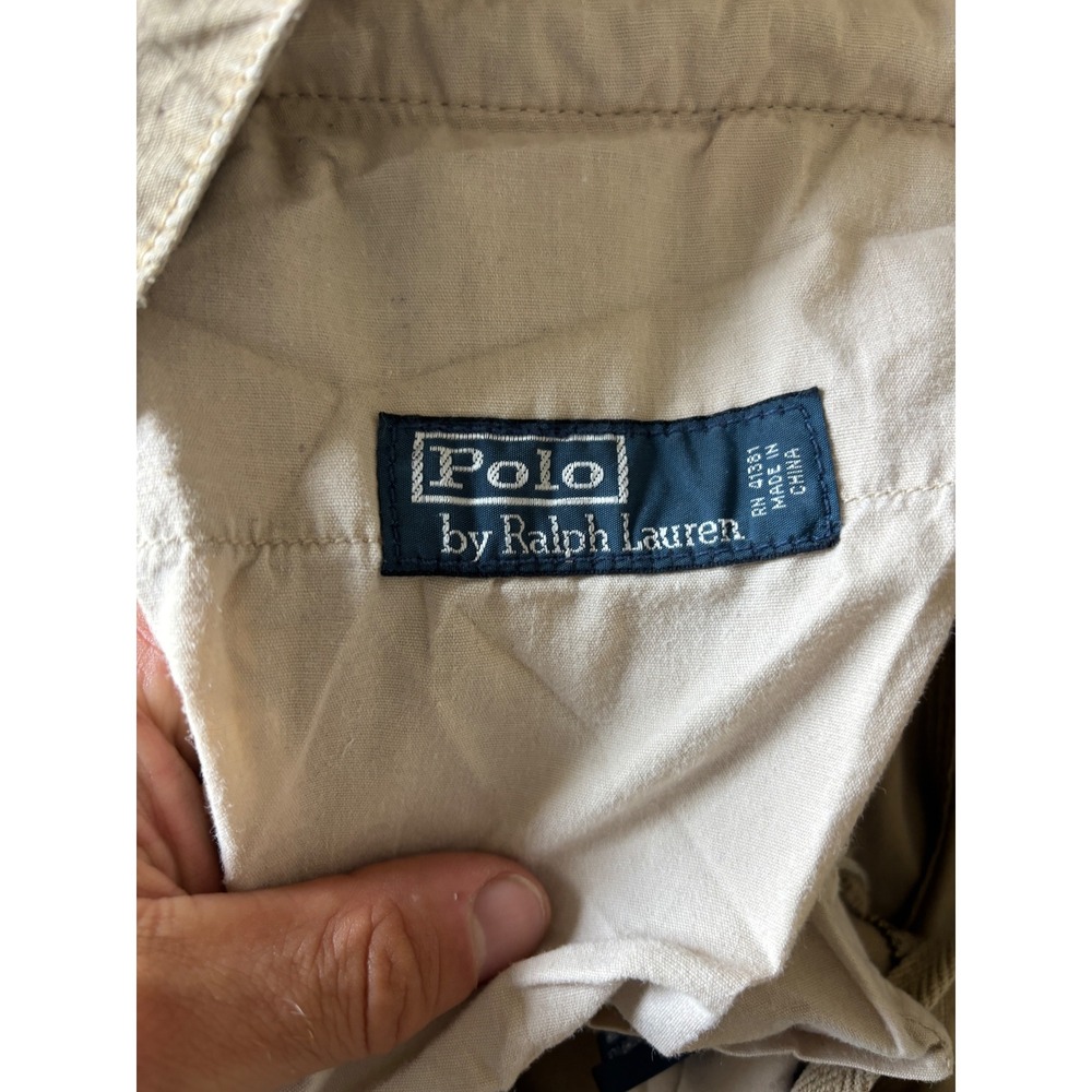 Polo Ralph Lauren Cargo Pants Tan Khaki Surplus Fit Military 44x34 MIL-J-4883A - Picture 6 of 10